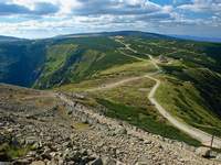  Widok na Karkonosze w Karpaczu